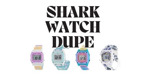 shark watch dupe|shark watches history.